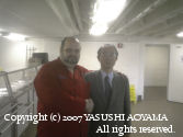 Yasushi Aoyama with Mr. Marsa Cagel