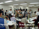 Yasushi Aoyama train the crisis control headquarters by the graduate school class